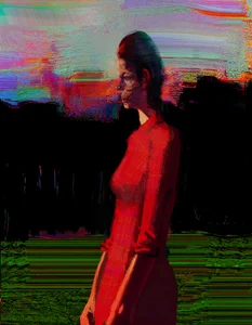 Girl with scars VIII